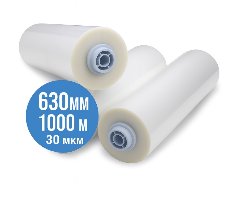 Плівка рулонна TOSHEN, 630 мм, 1000 м, 30 мкм, Soft Touch (000015745)